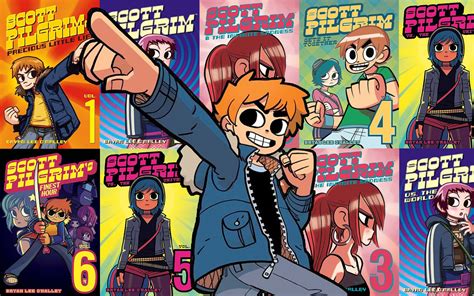 how many scott pilgrim books are there and why does this question matter in the context of Scott Pilgrim's character development?